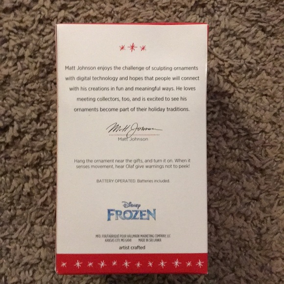 Olaf Peekbuster Hallmark Ornament - Picture 2 of 4